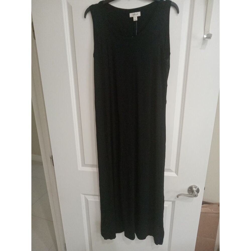 Ladies Large Petite Blouse Top, Sleeveless, Tiered front ,Style & Co NWT